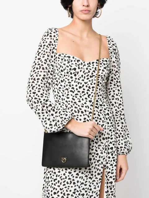 PINKO leather clutch bag - Black - zdjęcie produktu nr 2