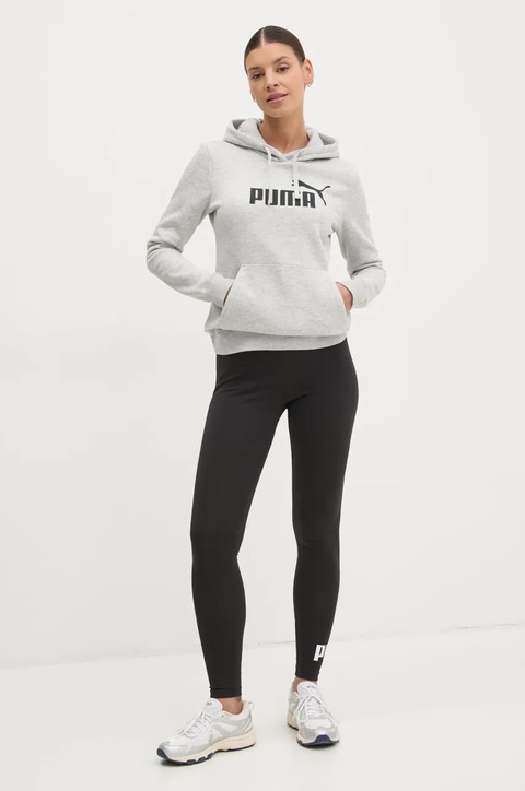 Puma legginsy damskie kolor czarny z nadrukiem 682426 - zdjęcie produktu nr 2