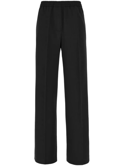 Weekend Max Mara elasticated-waistband trousers - Black - zdjęcie produktu nr 1