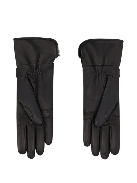 Longchamp leather gloves - Black - zdjęcie produktu nr 2