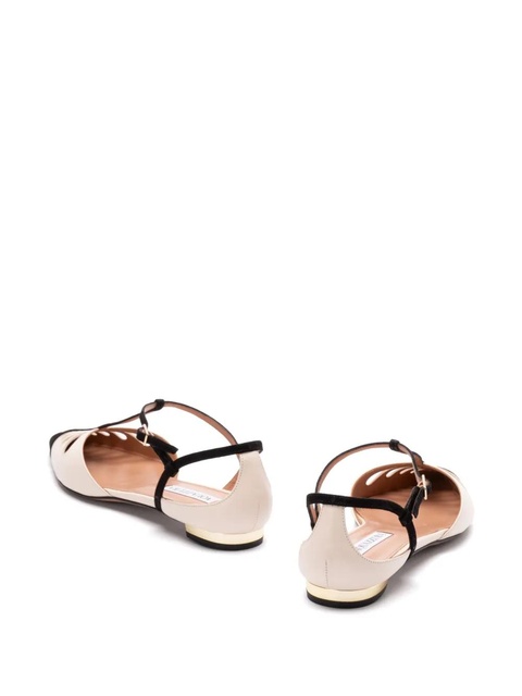 Aquazzura cut-out leather pumps - White - zdjęcie produktu nr 2