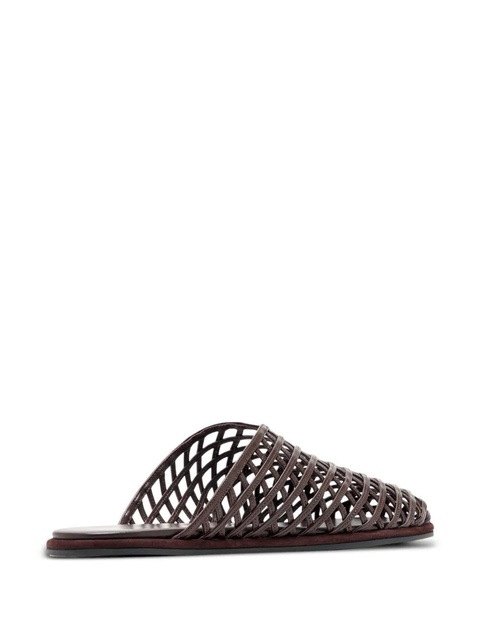 NEOUS woven leather sandals - Brown - zdjęcie produktu nr 1