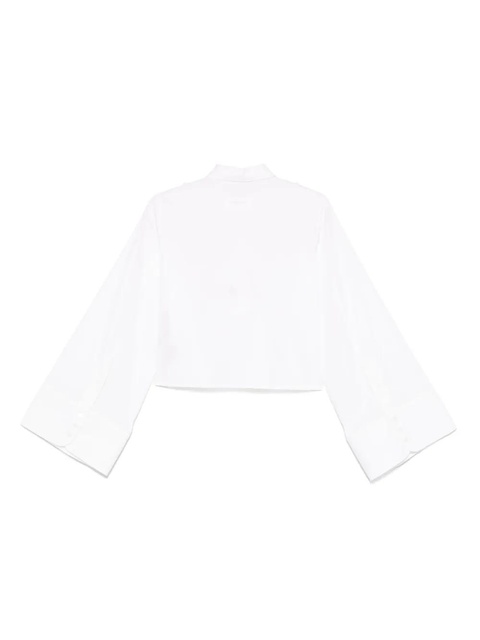 MM6 Maison Margiela cropped shirt - White - zdjęcie produktu nr 1