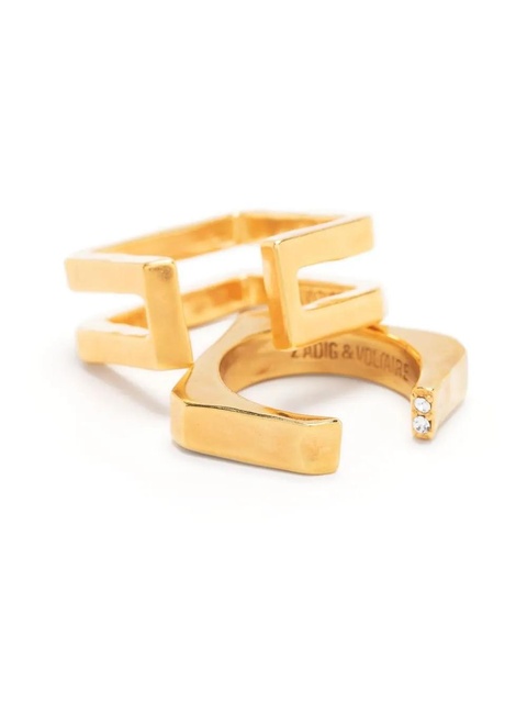 Zadig&Voltaire brass stacking rings - Gold - zdjęcie produktu nr 2