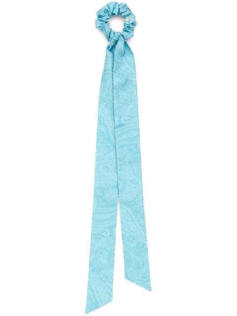 ETRO abstract-print scrunchie - Blue - zdjęcie produktu nr 1