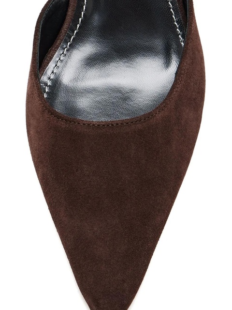 STAUD 55mm Sebastian slingback-strap pumps - Brown - zdjęcie produktu nr 2