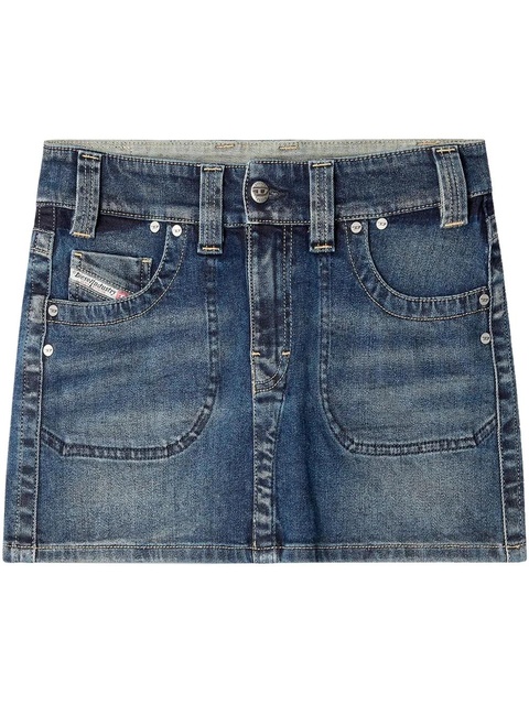 Diesel De-Rago-Re mini skirt - Blue - zdjęcie produktu nr 1