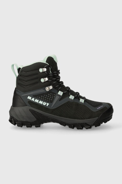 Mammut buty Sapuen High GTX damskie kolor zielony - zdjęcie produktu nr 2