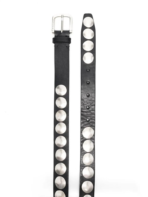 Golden Goose leather studded belt - Black - zdjęcie produktu nr 2