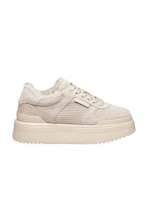 Bogner sneakersy zamszowe NEW YORK 10 damskie kolor beżowy 22540143 - zdjęcie produktu nr 1
