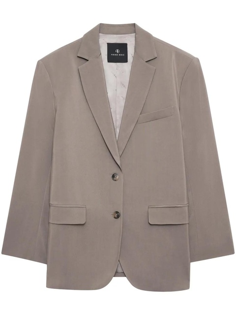 ANINE BING Quinn oversize single-breasted jacket - Grey - zdjęcie produktu nr 1