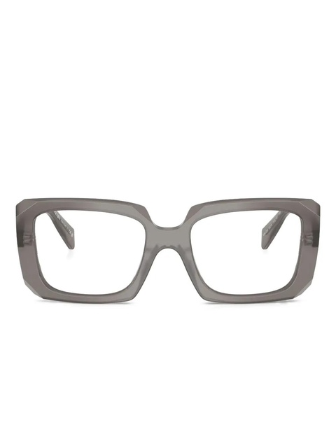 Prada Eyewear square-frame glasses - Grey - zdjęcie produktu nr 1