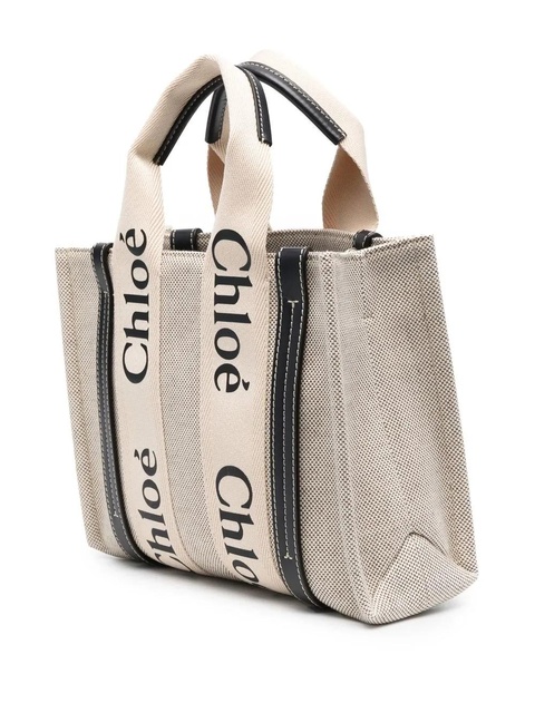 Chloé Woody logo-print tote bag - Neutrals - zdjęcie produktu nr 2