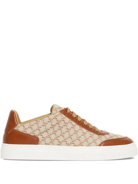 Max Mara monogram panel sneakers - VISONE - zdjęcie produktu nr 2