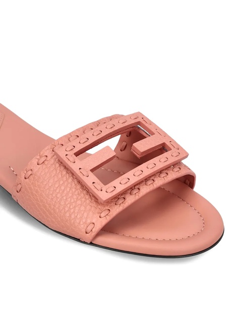 FENDI FF-buckle leather sandals - Pink - zdjęcie produktu nr 2