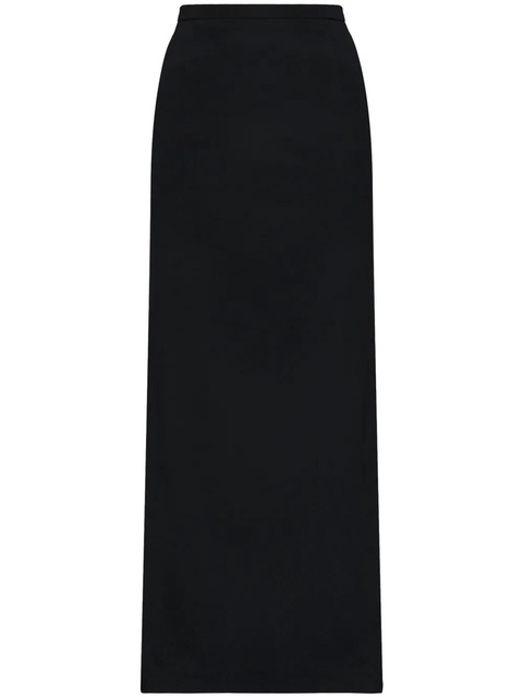 Dolce & Gabbana high-slitted cady maxi skirt - Black - zdjęcie produktu nr 1