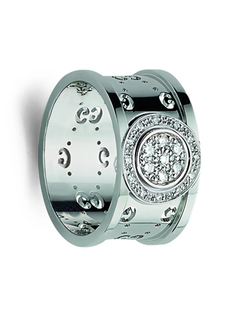 Gucci Icon Twill ring - Silver - zdjęcie produktu nr 2