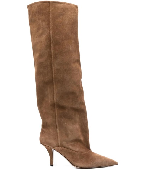 Paris Texas 90mm Ines suede knee-high boots - Brown - zdjęcie produktu nr 1