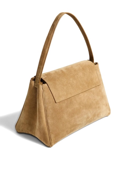 KHAITE Audrey suede tote bag - Neutrals - zdjęcie produktu nr 2