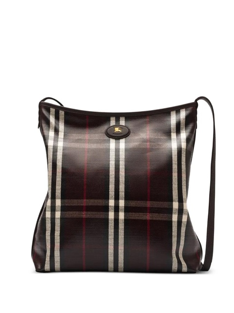 Burberry small Highlands check-pattern shoulder bag - Brown - zdjęcie produktu nr 1