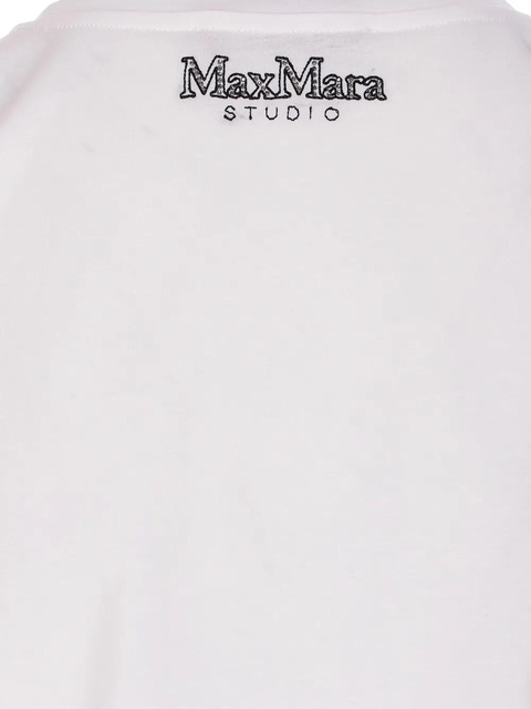 Max Mara logo-print T-Shirt - White - zdjęcie produktu nr 2