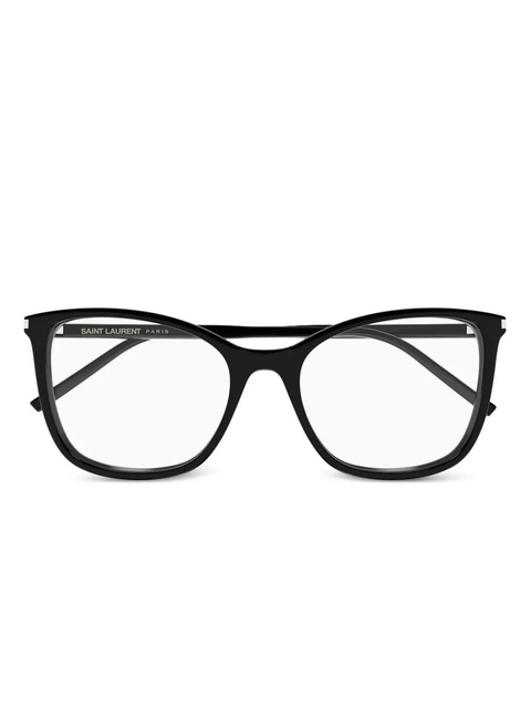 Saint Laurent Eyewear geometric glasses - Black - zdjęcie produktu nr 1