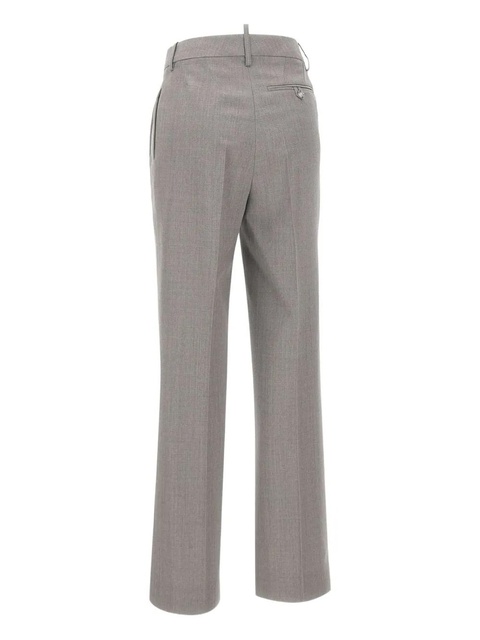 Victoria Beckham double-pleated wool trousers - Grey - zdjęcie produktu nr 2