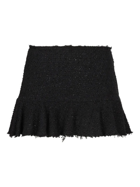 Blumarine frayed ruffled skirt - Black - zdjęcie produktu nr 2