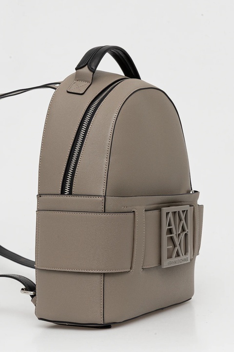 Armani Exchange plecak damski kolor brązowy mały gładki XW001204 AF13672 - zdjęcie produktu nr 2