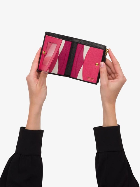 Prada logo plaque wallet - Black - zdjęcie produktu nr 1
