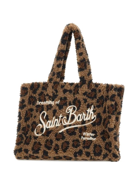 MC2 Saint Barth logo-embroidered tote bag - Brown - zdjęcie produktu nr 1
