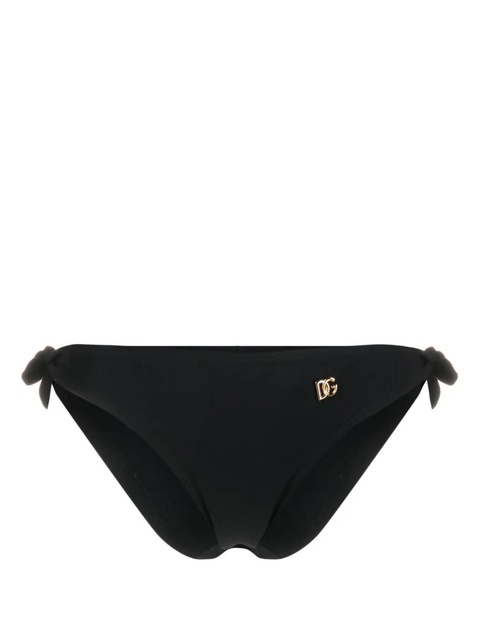 Dolce & Gabbana logo-plaque bikini bottoms - Black - zdjęcie produktu nr 1