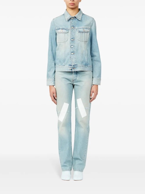 MM6 Maison Margiela cut-out jacket - Blue - zdjęcie produktu nr 1
