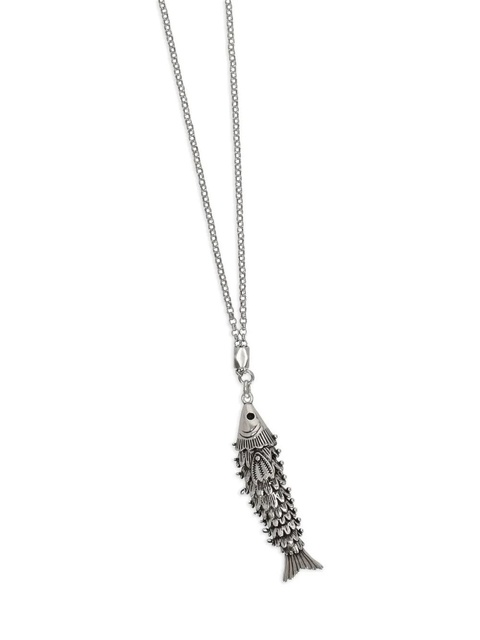 ISABEL MARANT River fish-pendant necklace - Silver - zdjęcie produktu nr 2