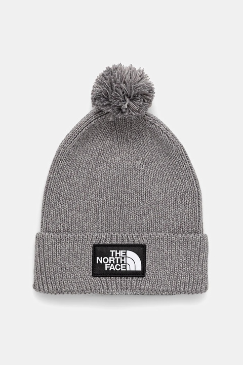 The North Face czapka TNF Logo Box kolor szary NF0A8CHFDYY1 - zdjęcie produktu nr 1