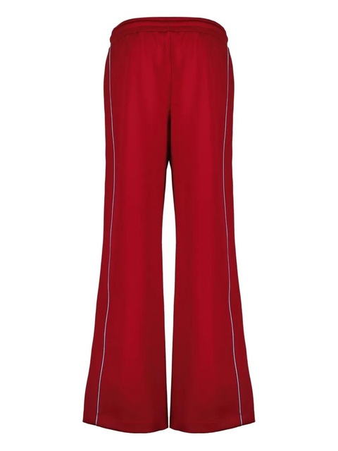 Rabanne elasticated side-zip track pants - Red - zdjęcie produktu nr 1