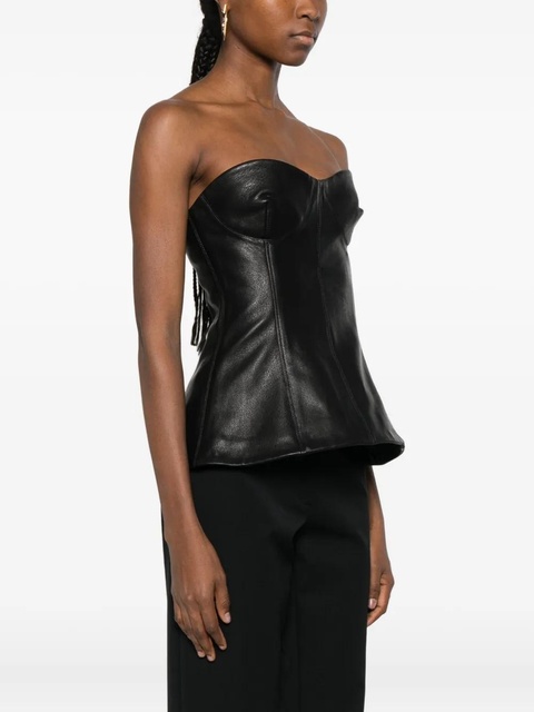 Simkhai strapless bustier top - Black - zdjęcie produktu nr 2