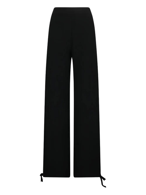 Max Mara Nigeria tie-fastening trousers - Black - zdjęcie produktu nr 1