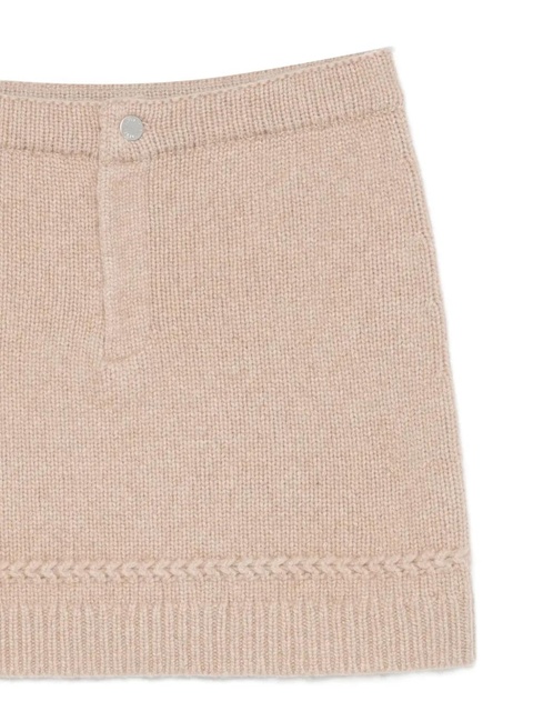 Guest In Residence knitted mini skirt - Neutrals - zdjęcie produktu nr 1