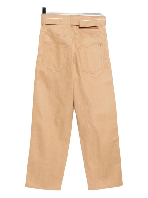 Jil Sander belted denim - Neutrals - zdjęcie produktu nr 1