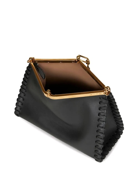 ETRO medium Vela leather shoulder bag - Black - zdjęcie produktu nr 2