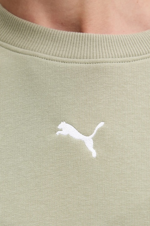 Puma bluza damska kolor zielony gładka 629748 - zdjęcie produktu nr 2