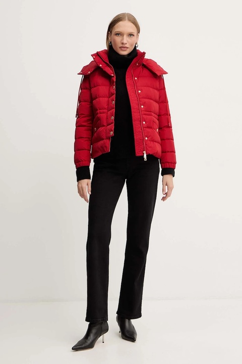 BOSS Orange sweter z dodatkiem wełny damski kolor czarny lekki z golfem 50548937 - zdjęcie produktu nr 1