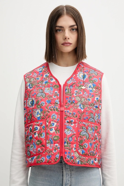 adidas Originals bezrękawnik Liberty kolor różowy przejściowy JW5197 - zdjęcie produktu nr 1