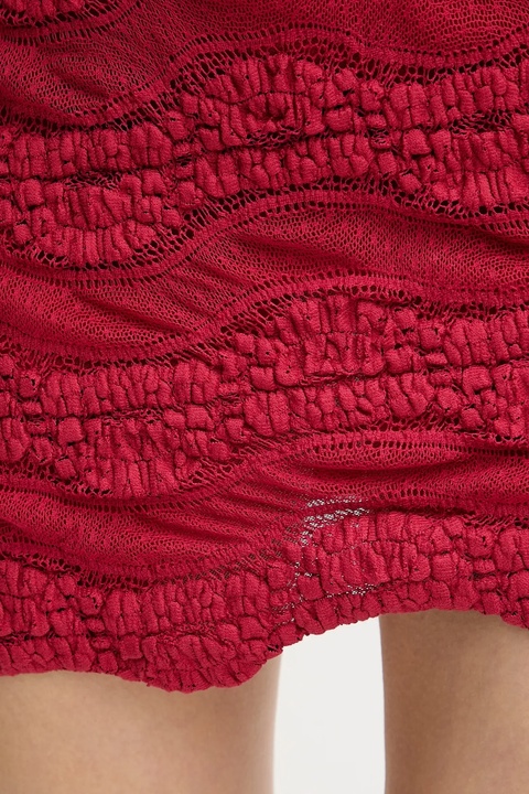 Charo Ruiz Ibiza spódnica kolor czerwony mini ołówkowa 257400 - zdjęcie produktu nr 2