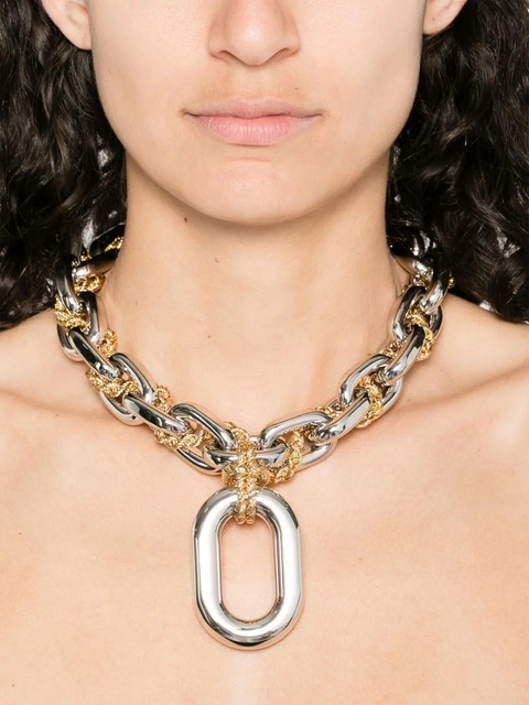 Rabanne Paco chain necklace - Silver - zdjęcie produktu nr 2