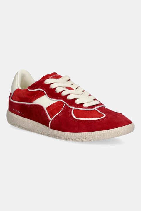 Nokwol sneakersy zamszowe August damskie kolor czerwony August - zdjęcie produktu nr 1