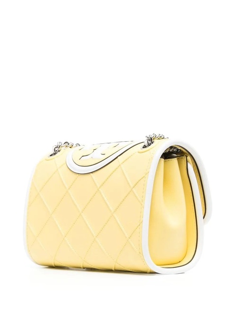 Tory Burch embossed and quilted cross-body bag - Yellow - zdjęcie produktu nr 2