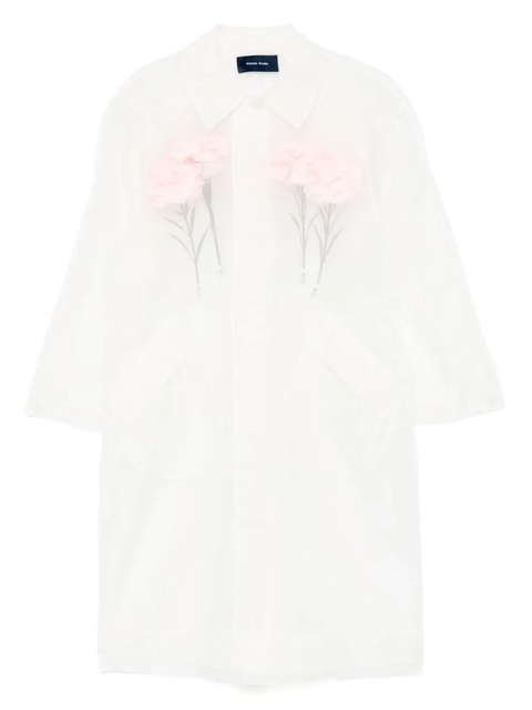 Simone Rocha stuffed carnation coat - Neutrals - zdjęcie produktu nr 1