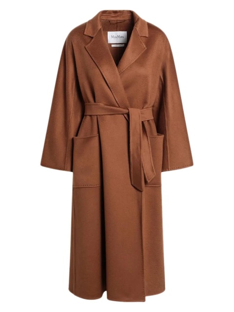 Max Mara belted patch-pocket coat - Brown - zdjęcie produktu nr 1